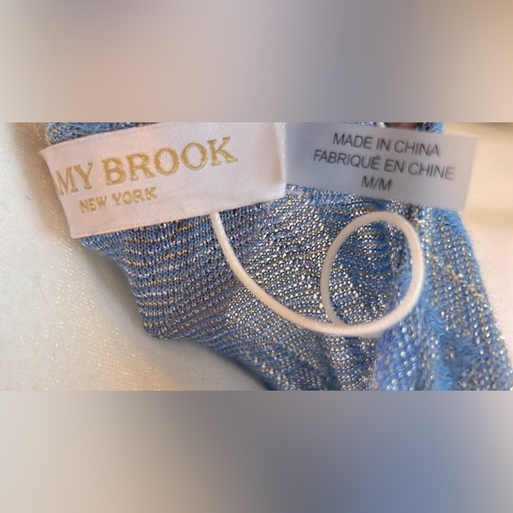 NWOT - Ramy Brook Chevron Dakota Twist-Front
Crop Top - Size Medium - Picture 7 of 7